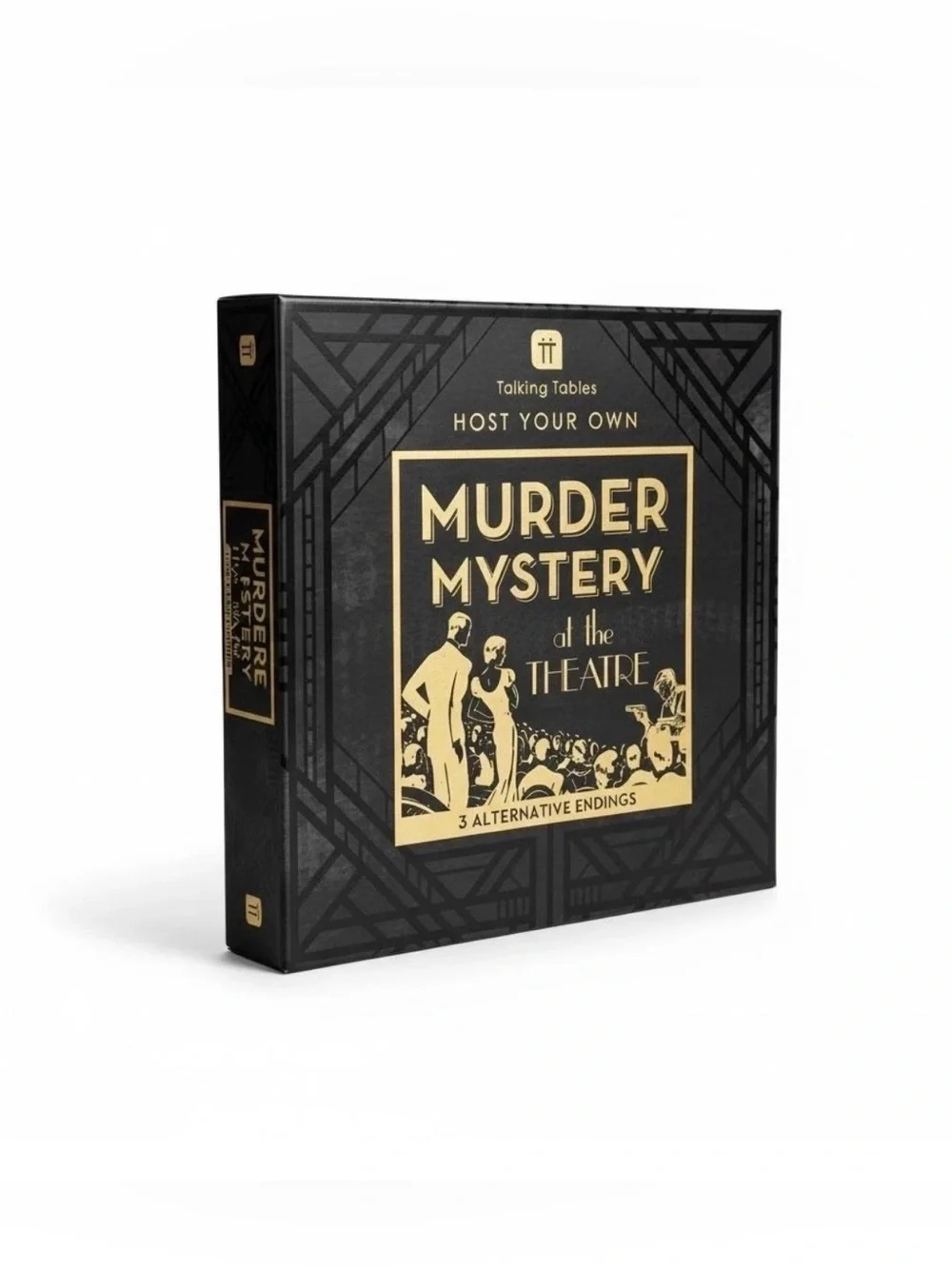 Party Props Award Set - Black and Gold Mystery Theme